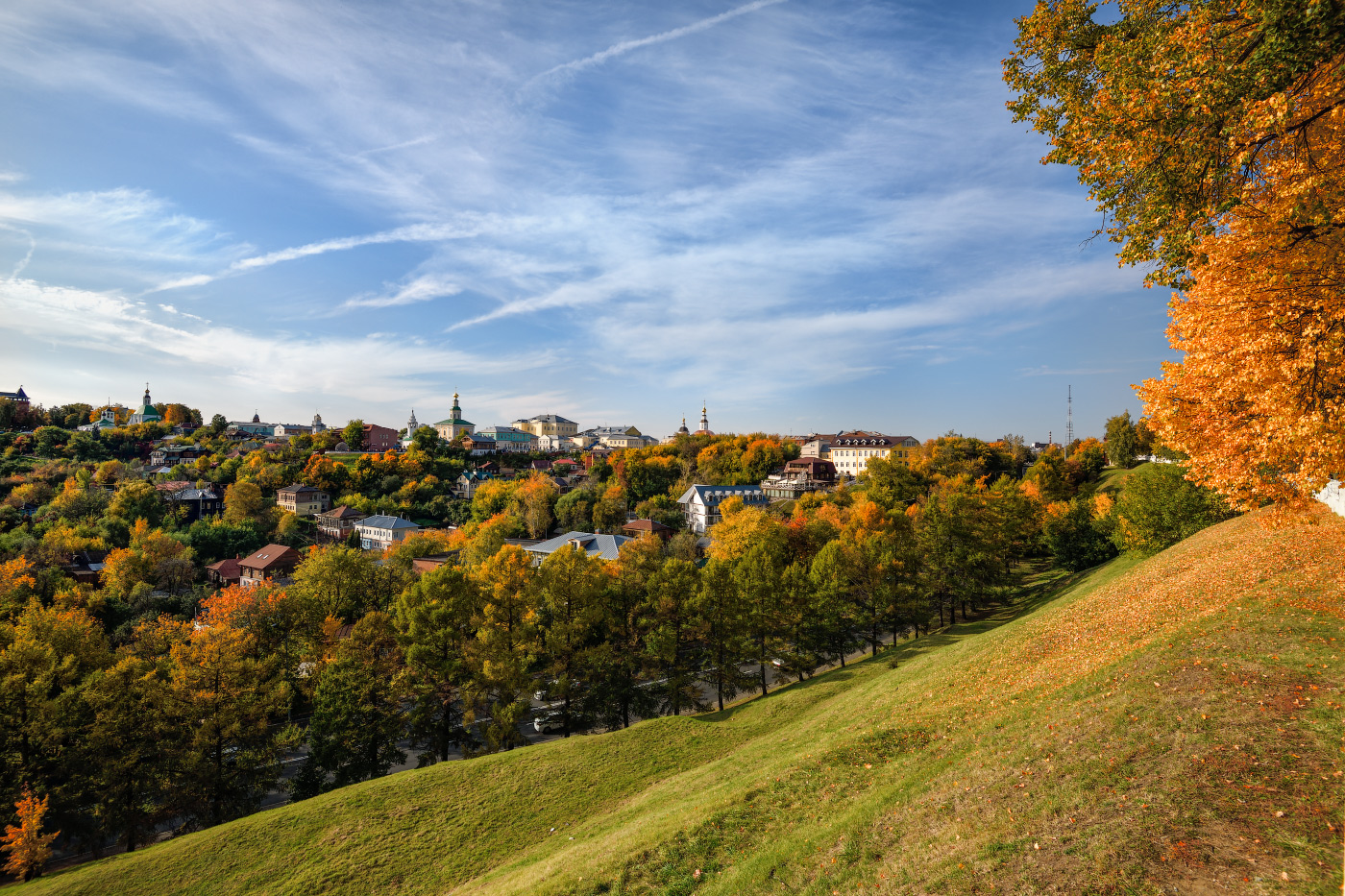 осенний город