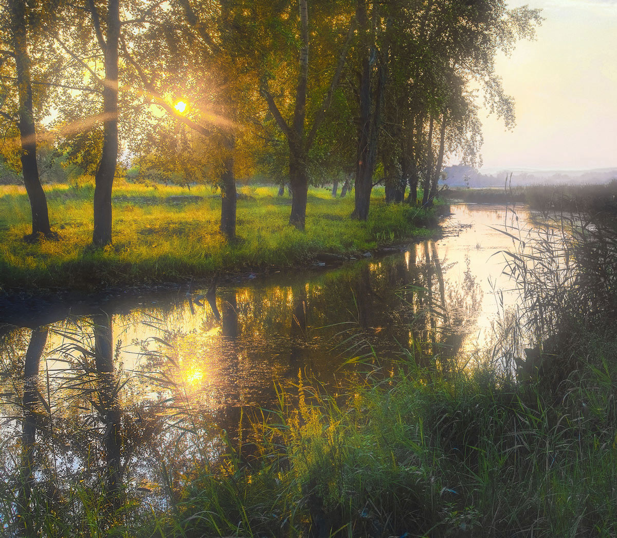 Вечерняя речка