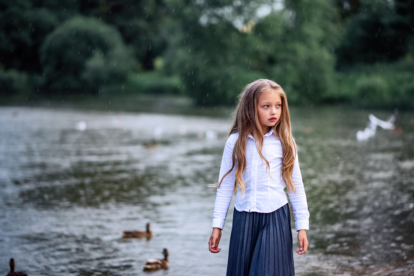 Прогулка с дождём