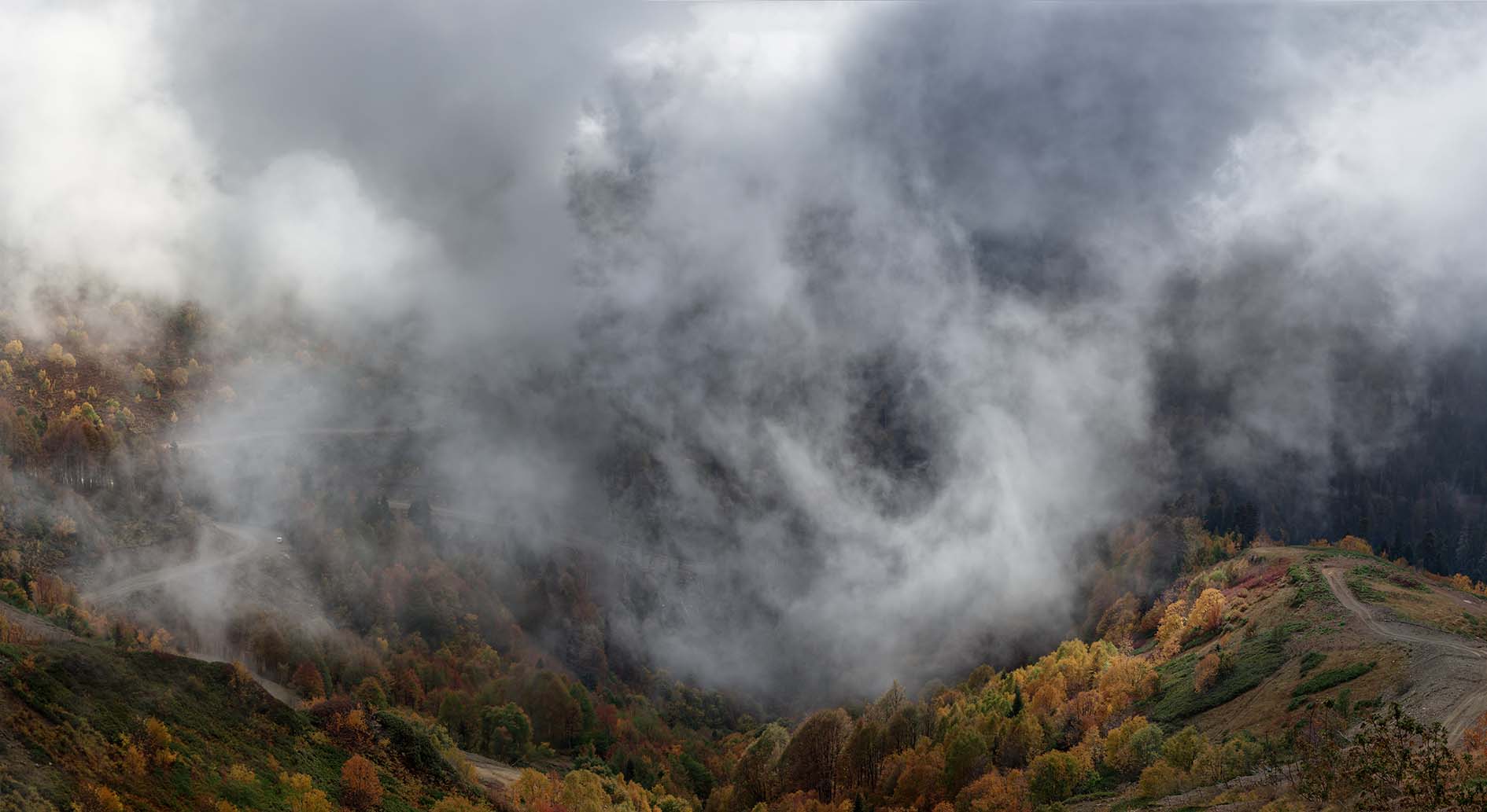 Туманная осень...