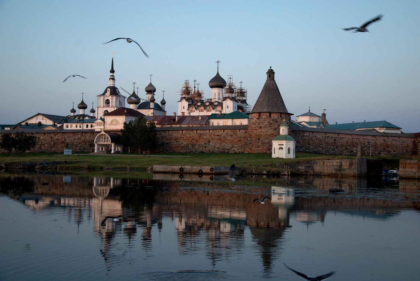 Тихий вечер на Соловках....