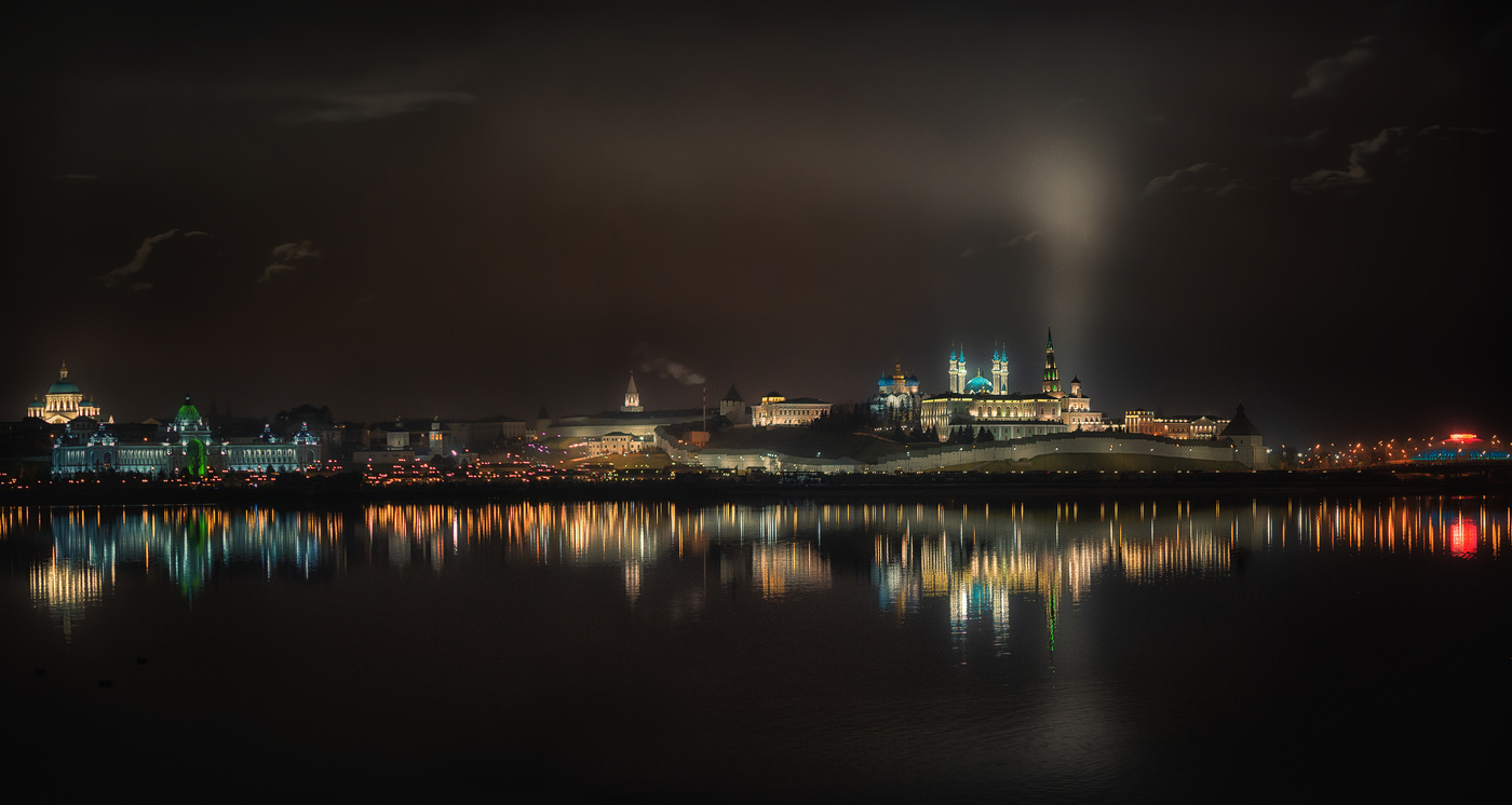 Ночная Казань.