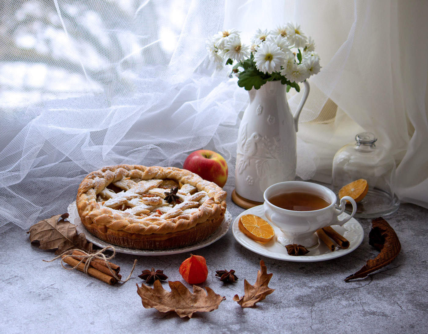 Пирог с яблоками