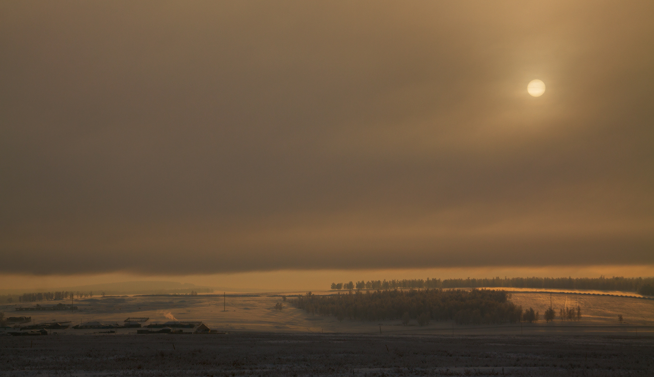 Утро морозное