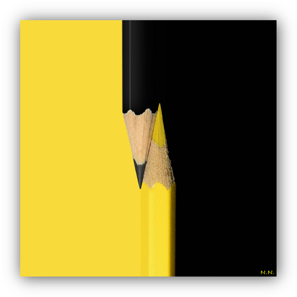 черно-желтый