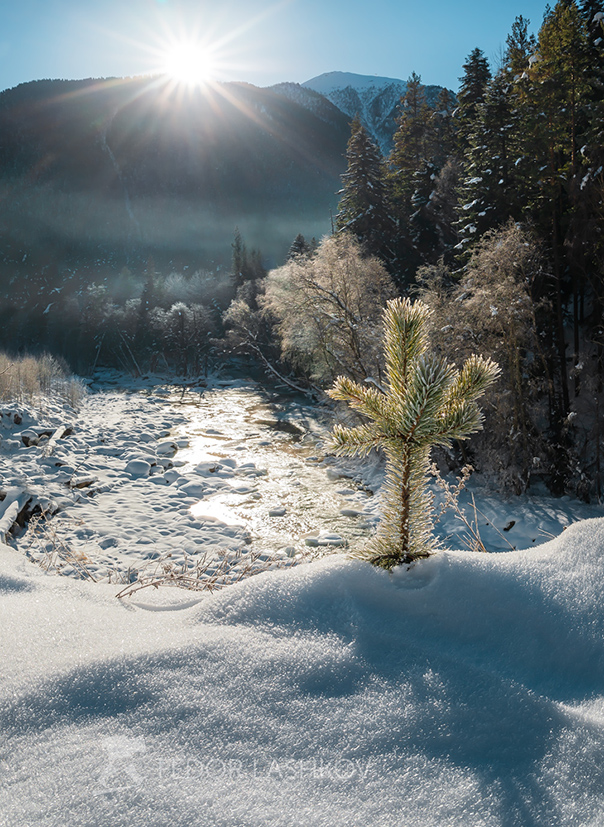 Морозный день в Архызе!