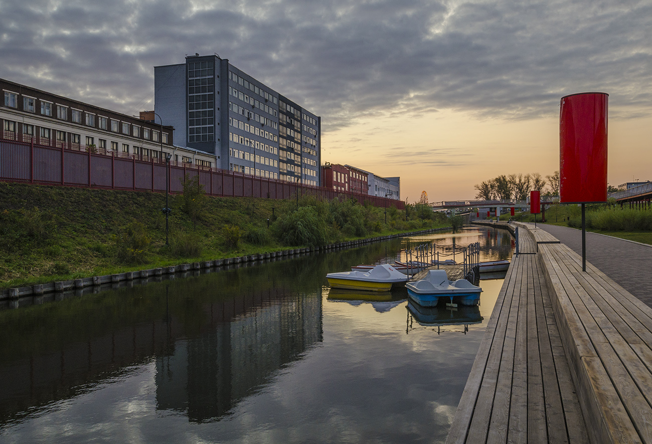 Причал на Казанской набережной