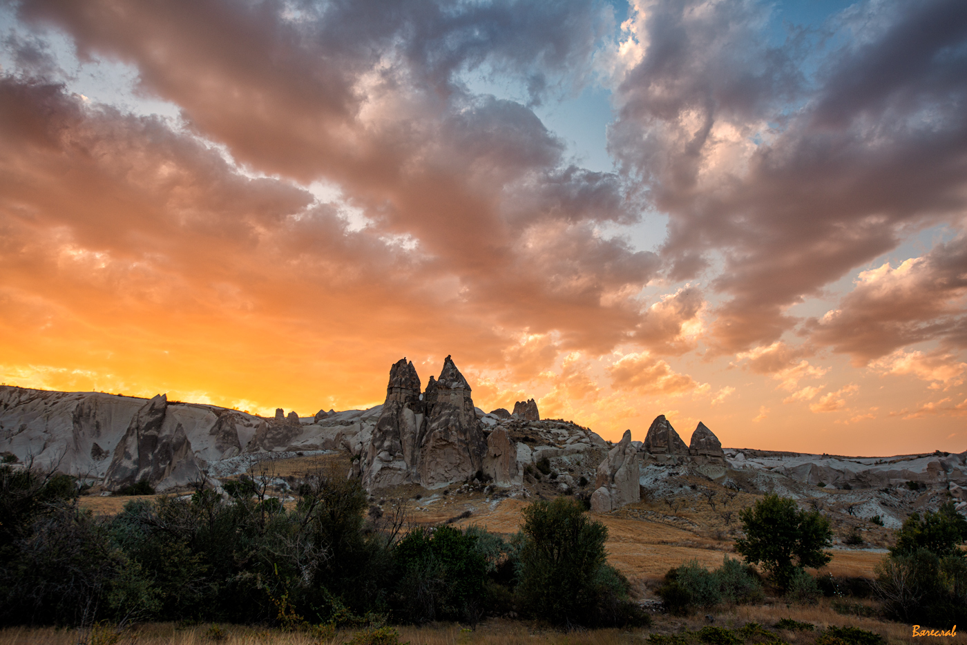 Закат над Каппадокией