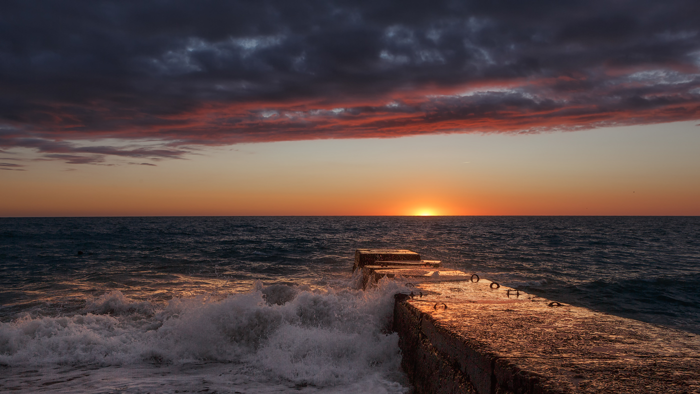 Черное море, октябрь