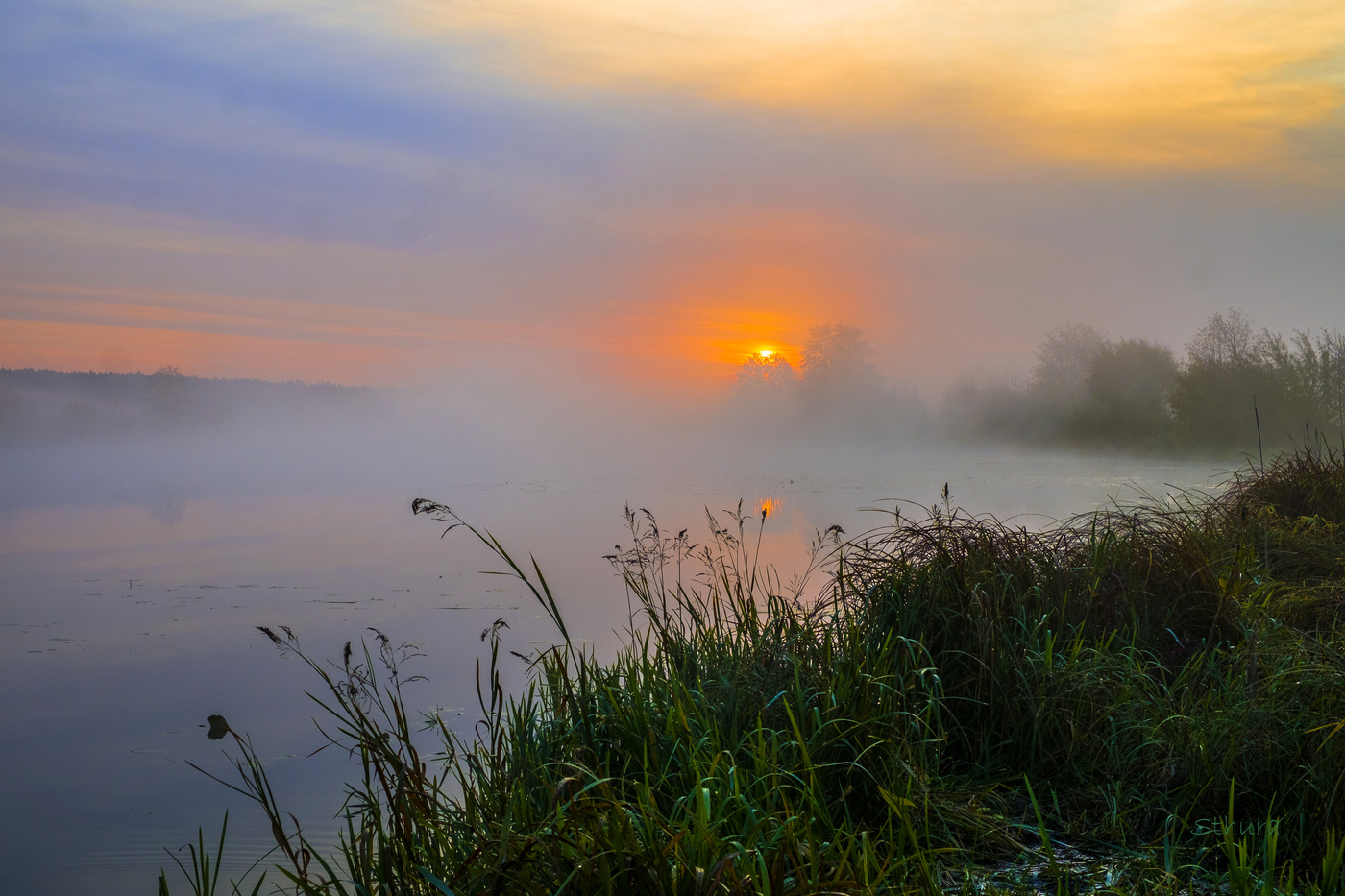 Рассветная тишина.
