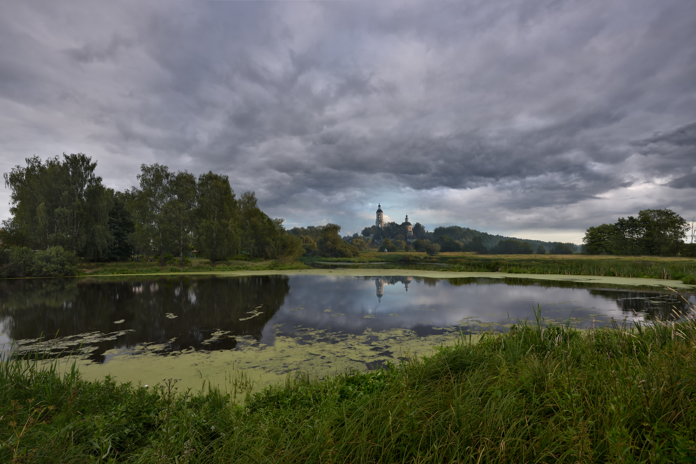 пасмурное утро