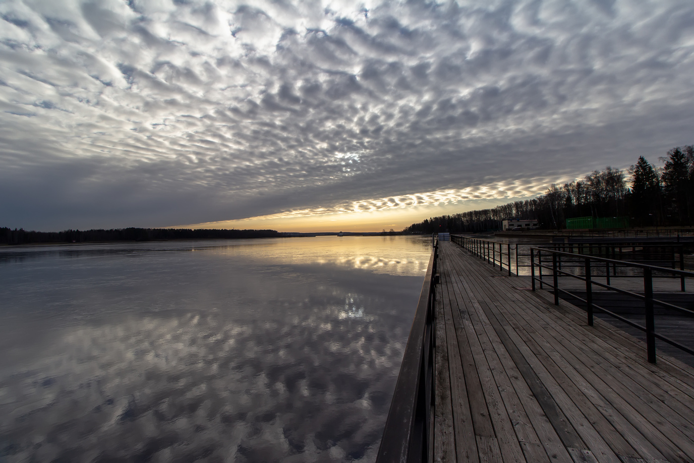 Небесное покрывало...