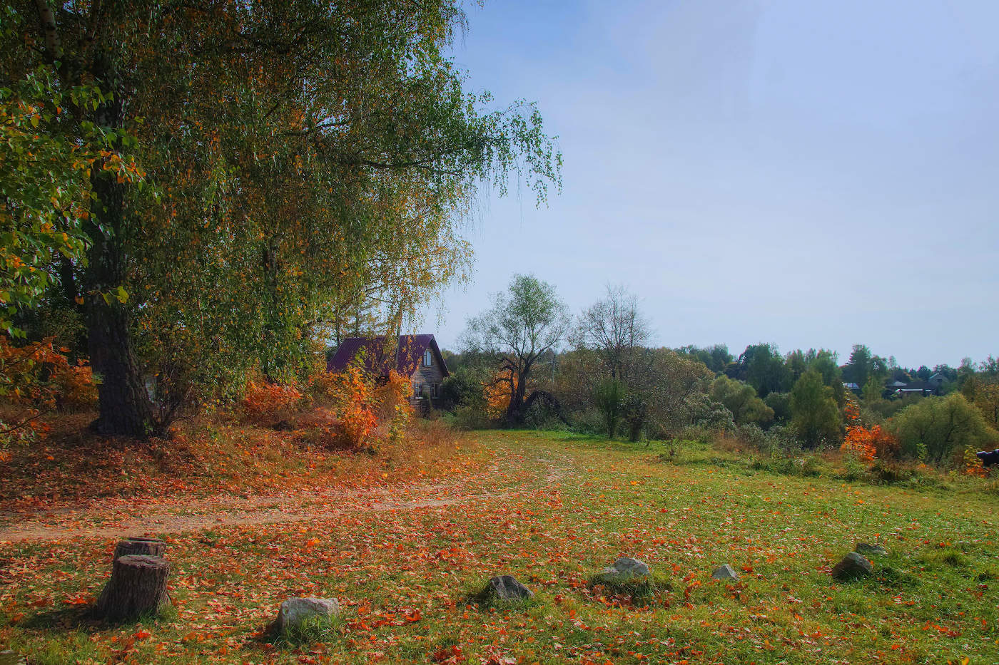 Золотая осень в д.Бёхово