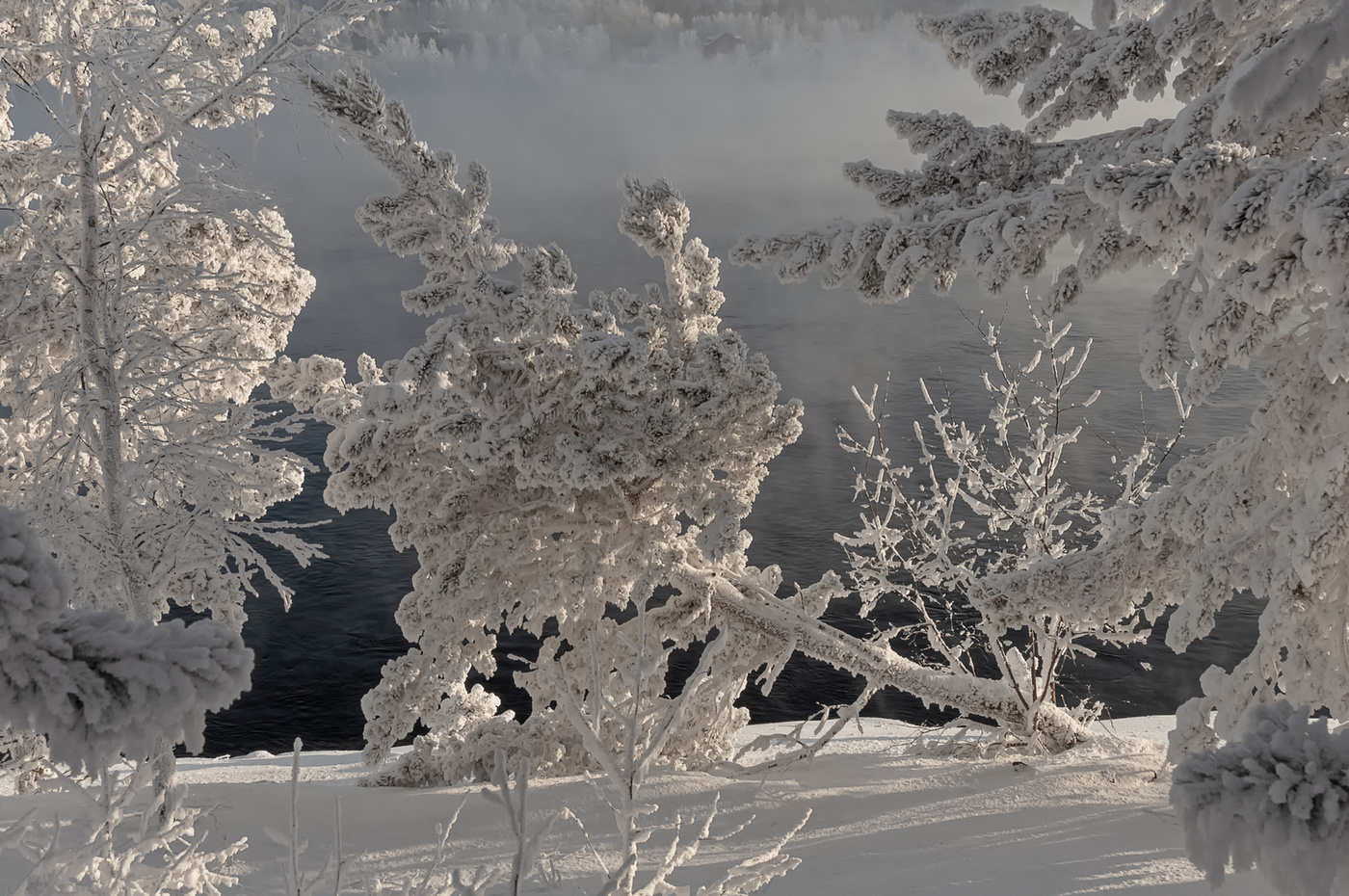 Снежная рамочка.