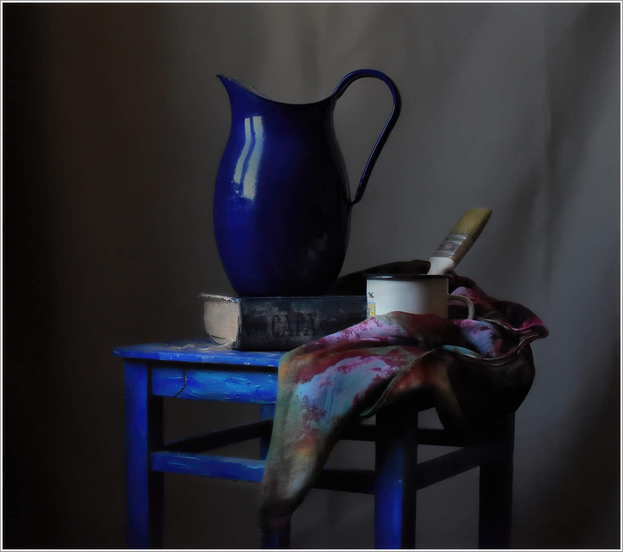 .... В синих тонах ..