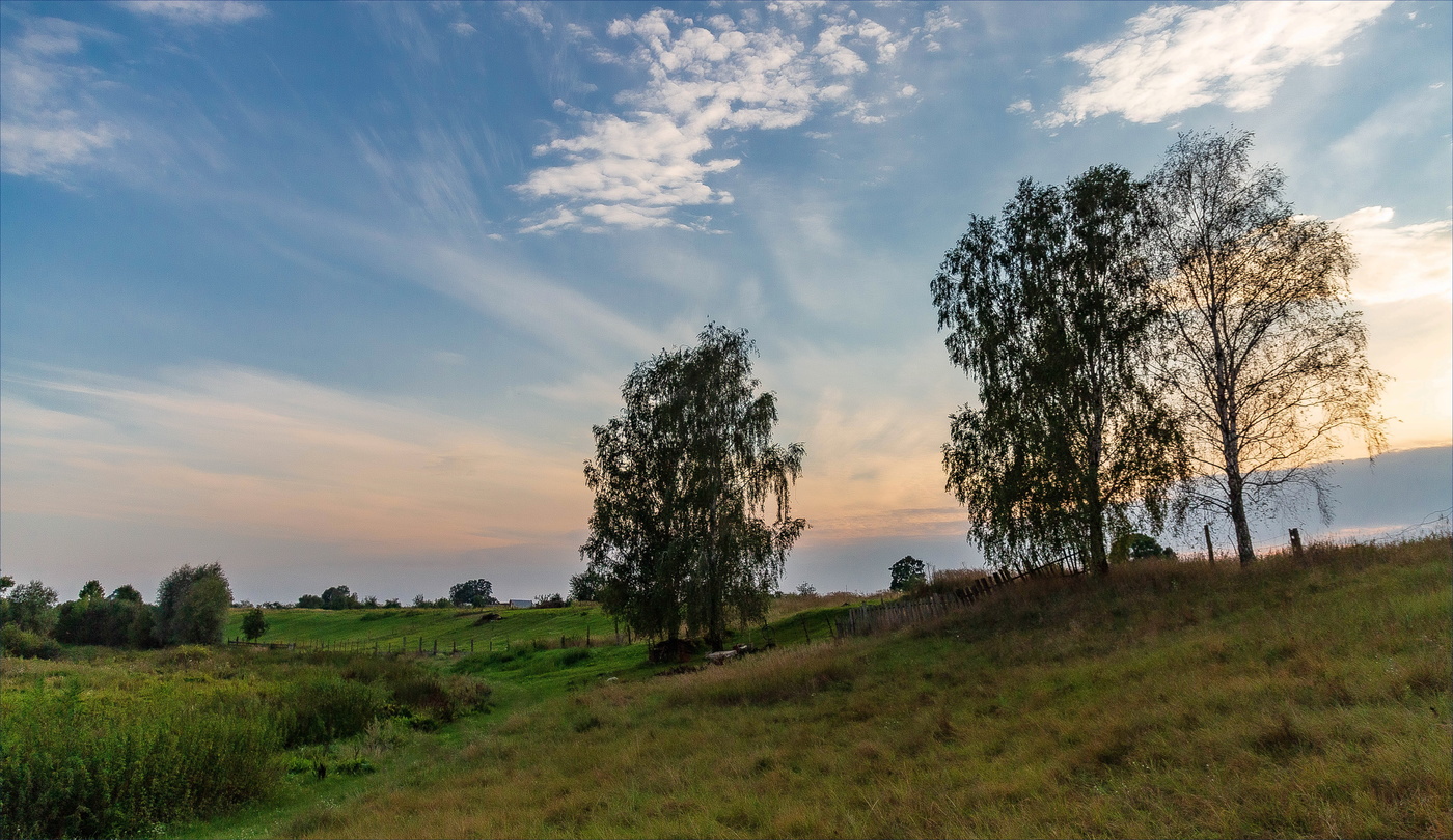 Догорал осенний вечер...