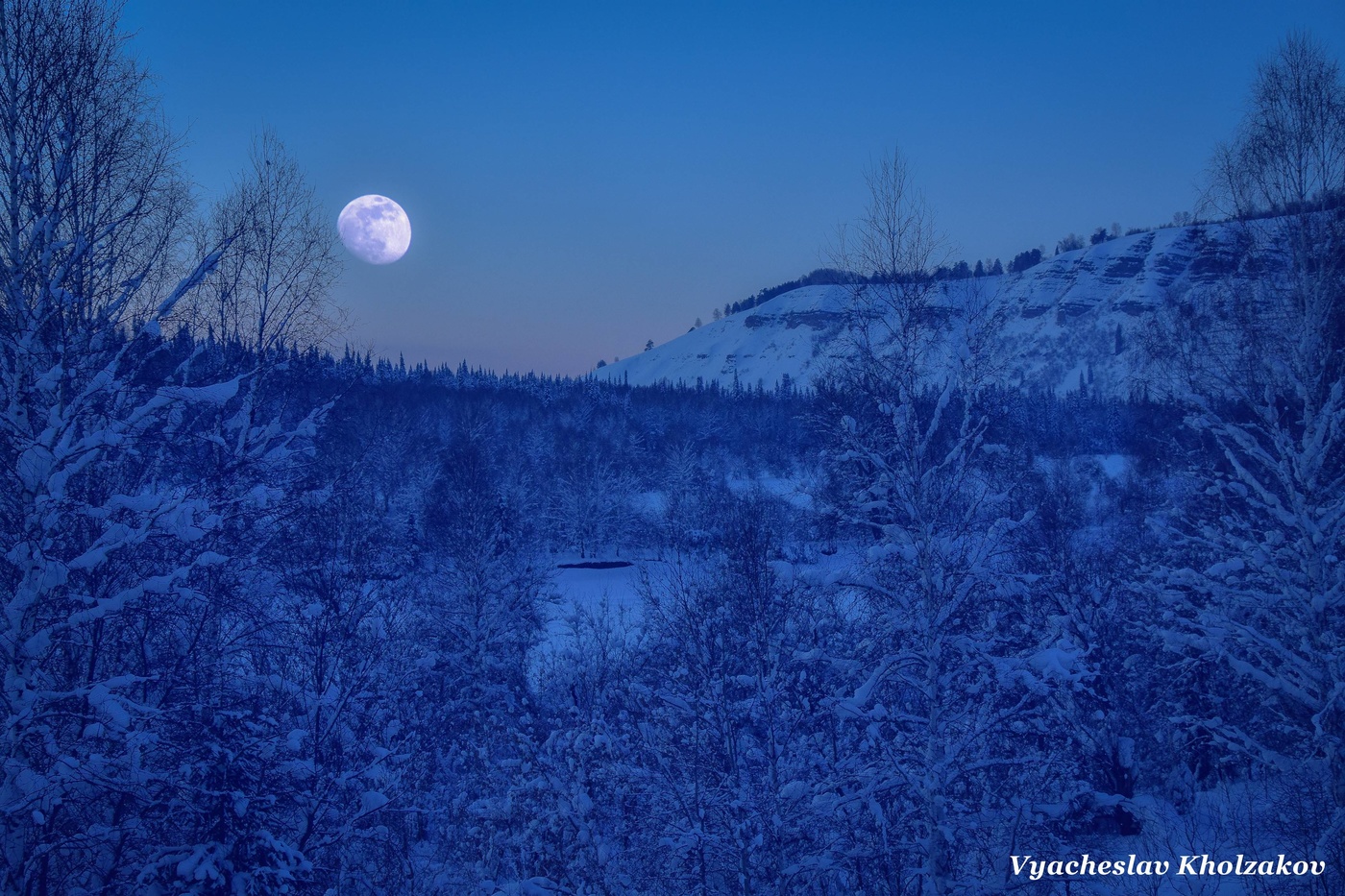 Зимний вечер в январе