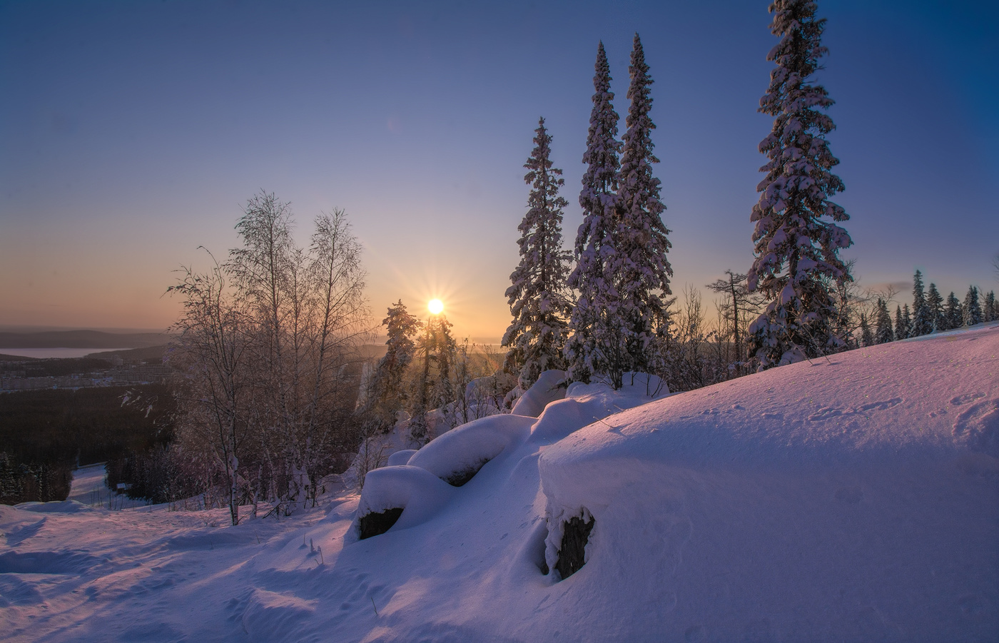 Утро в горах