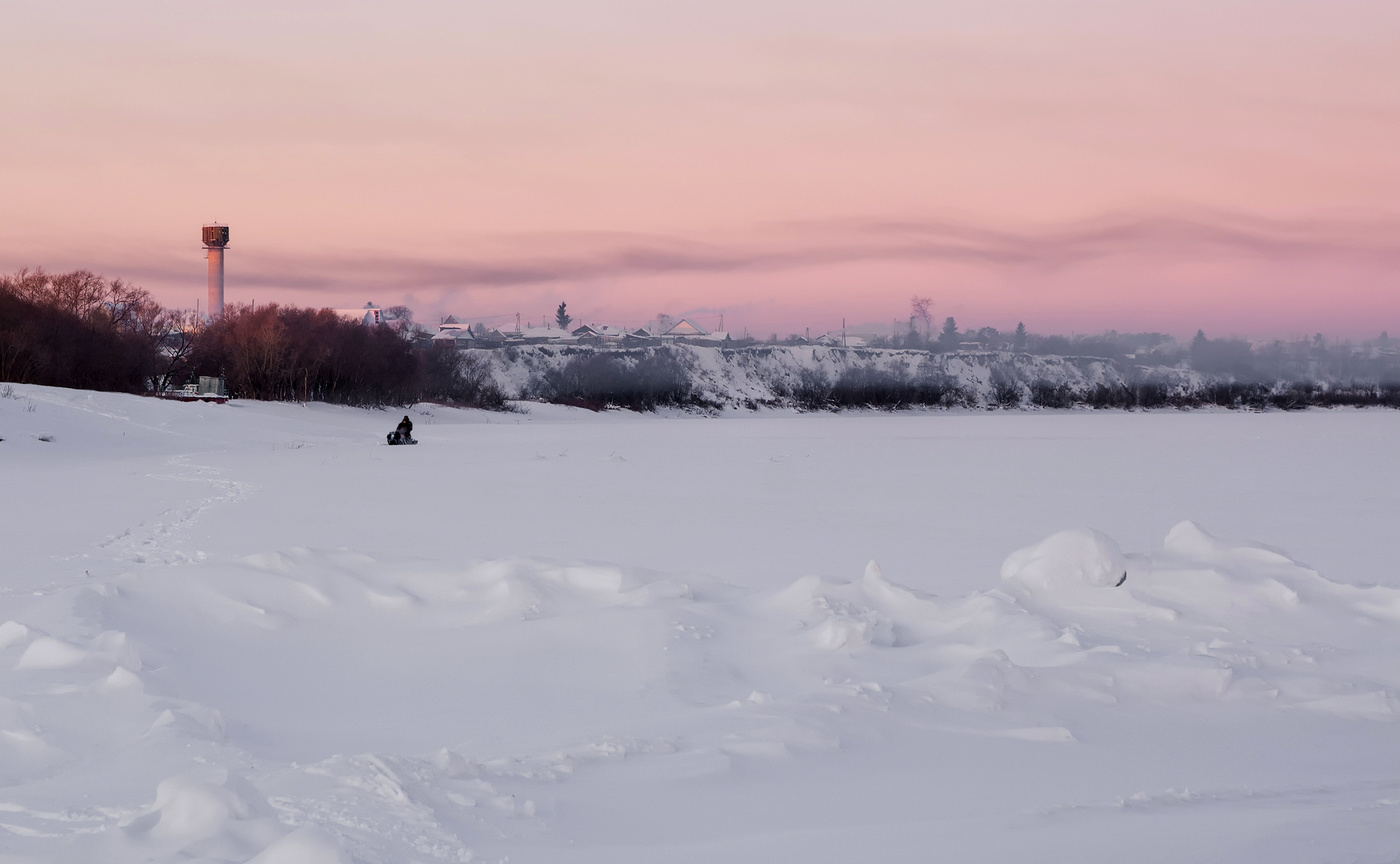 зимняя река..