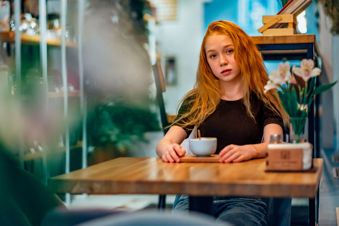 Портрет в кофейне