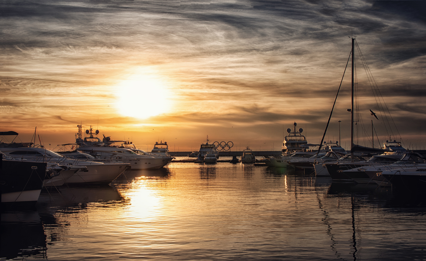 Сочинский морской порт...