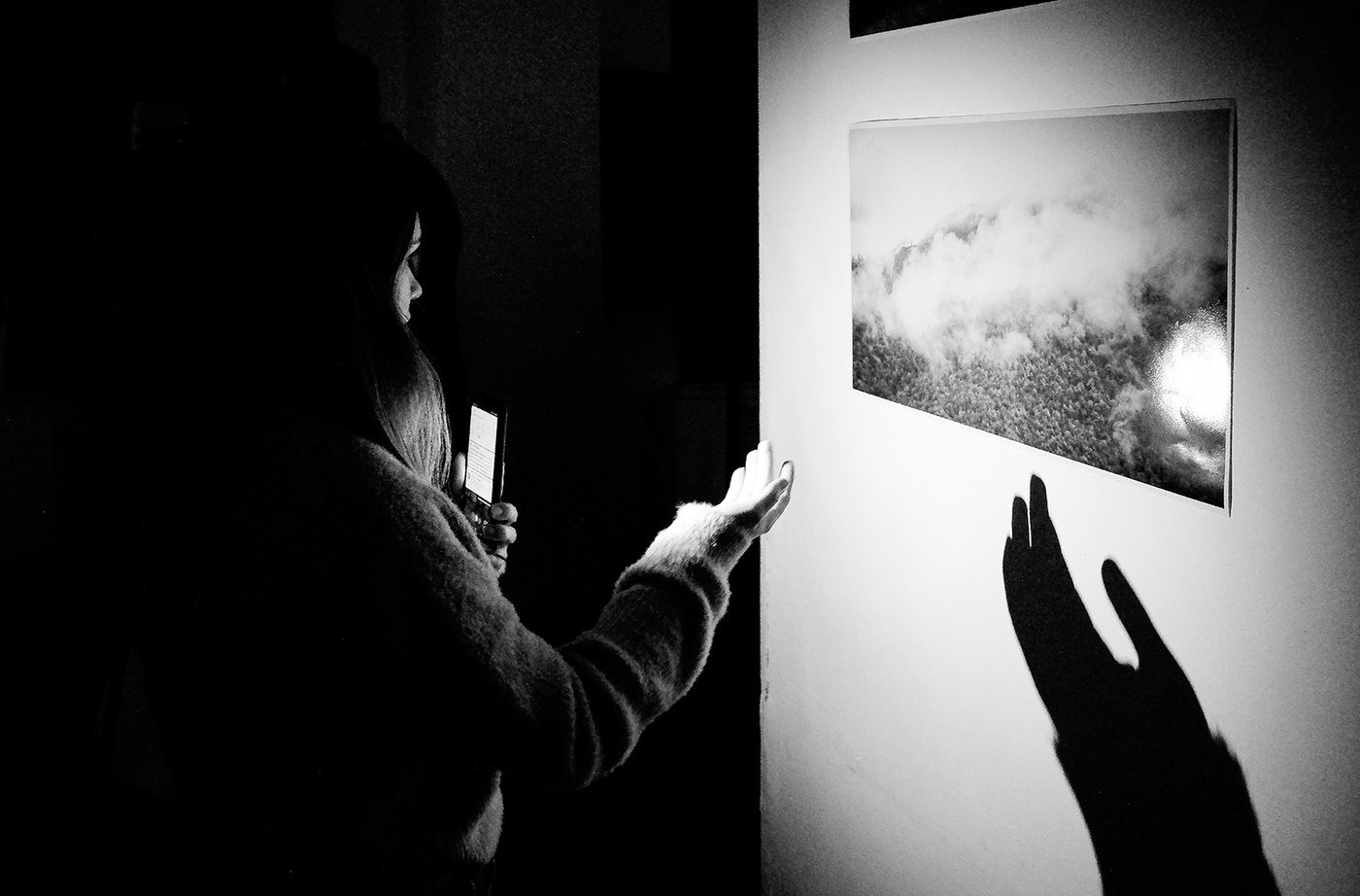 На выставке...