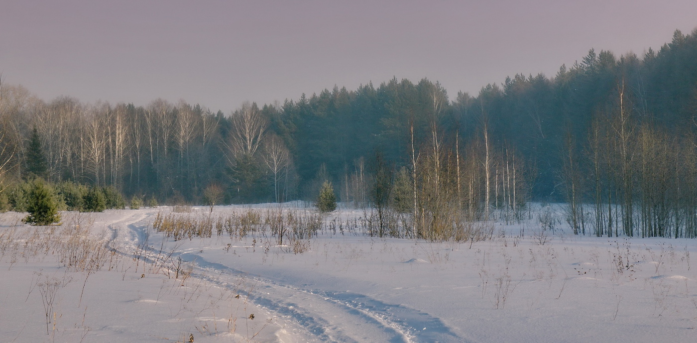 Зимним днём.