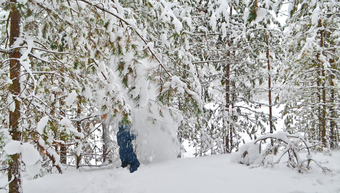 снежный душ