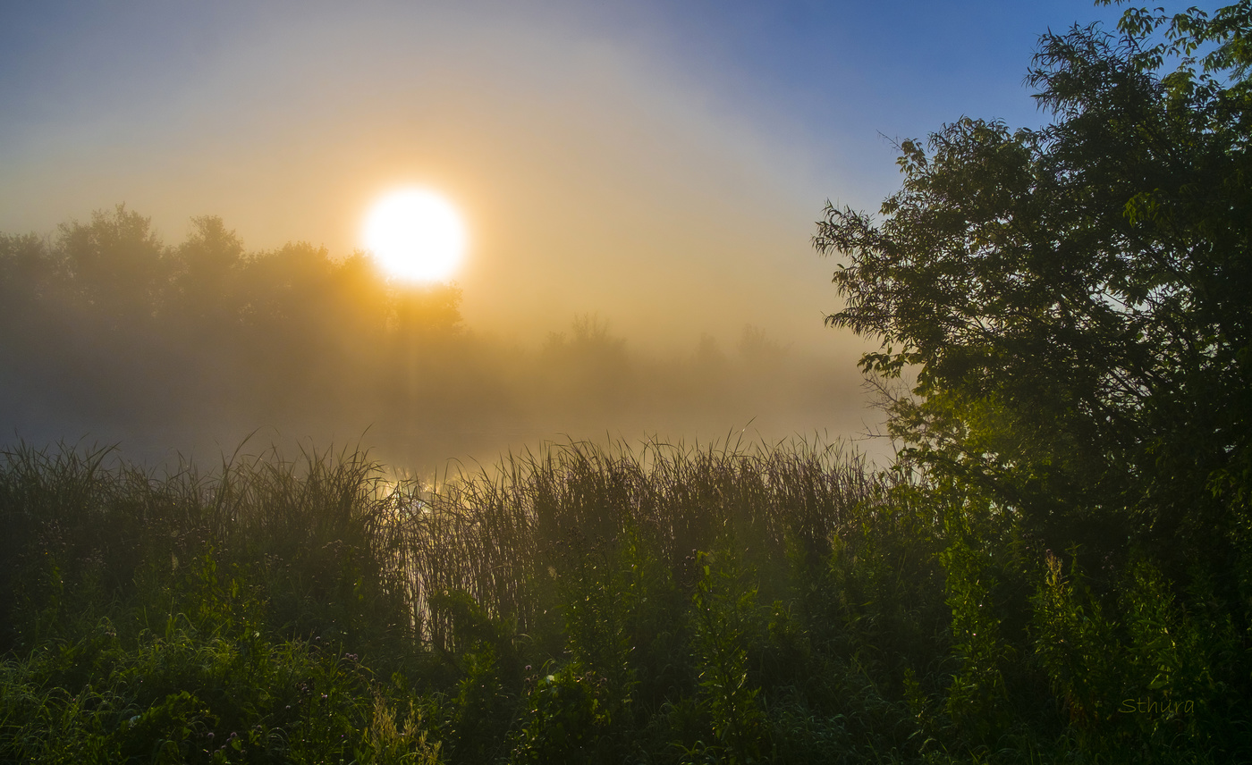 Летний восход.