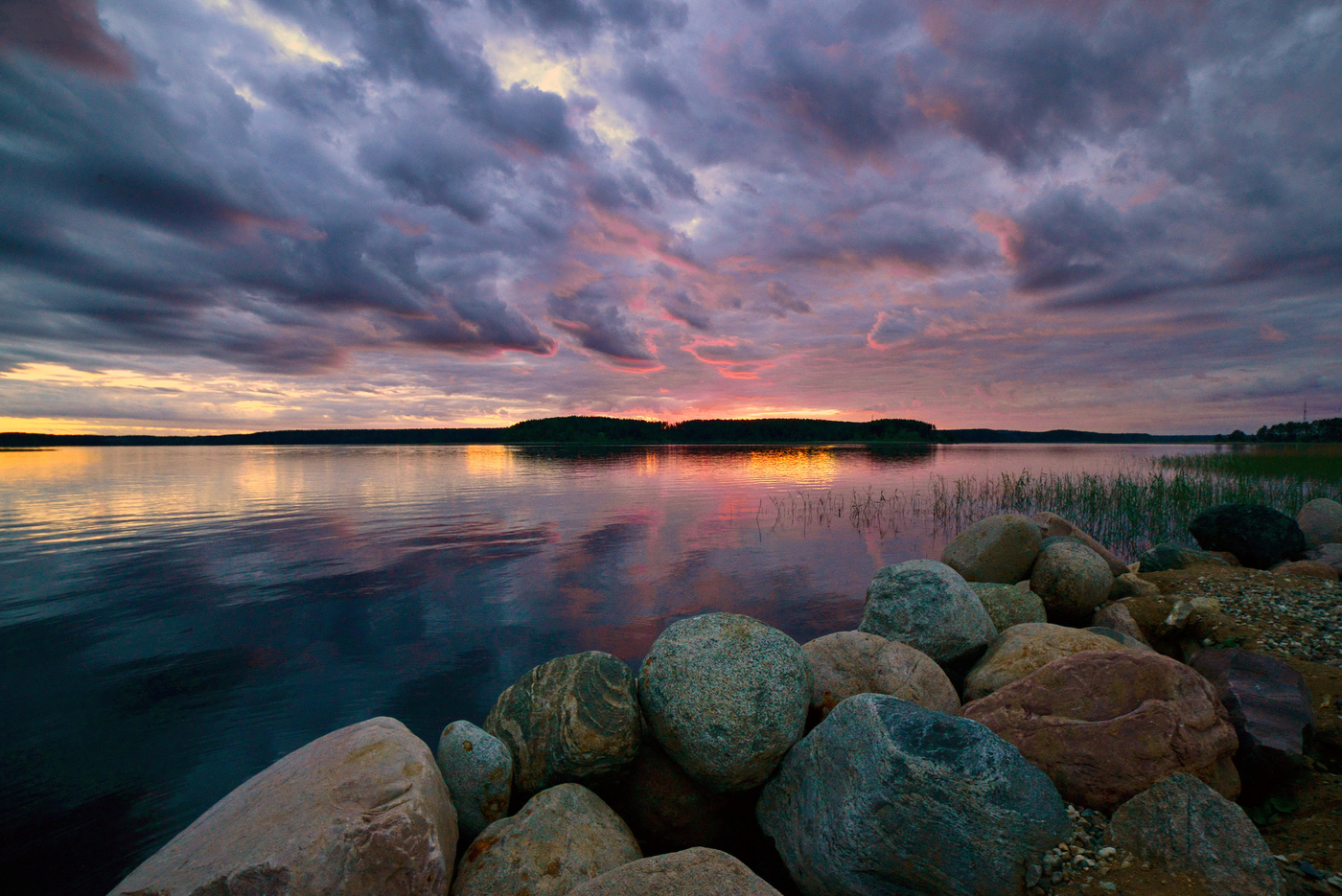Закат над Селигером