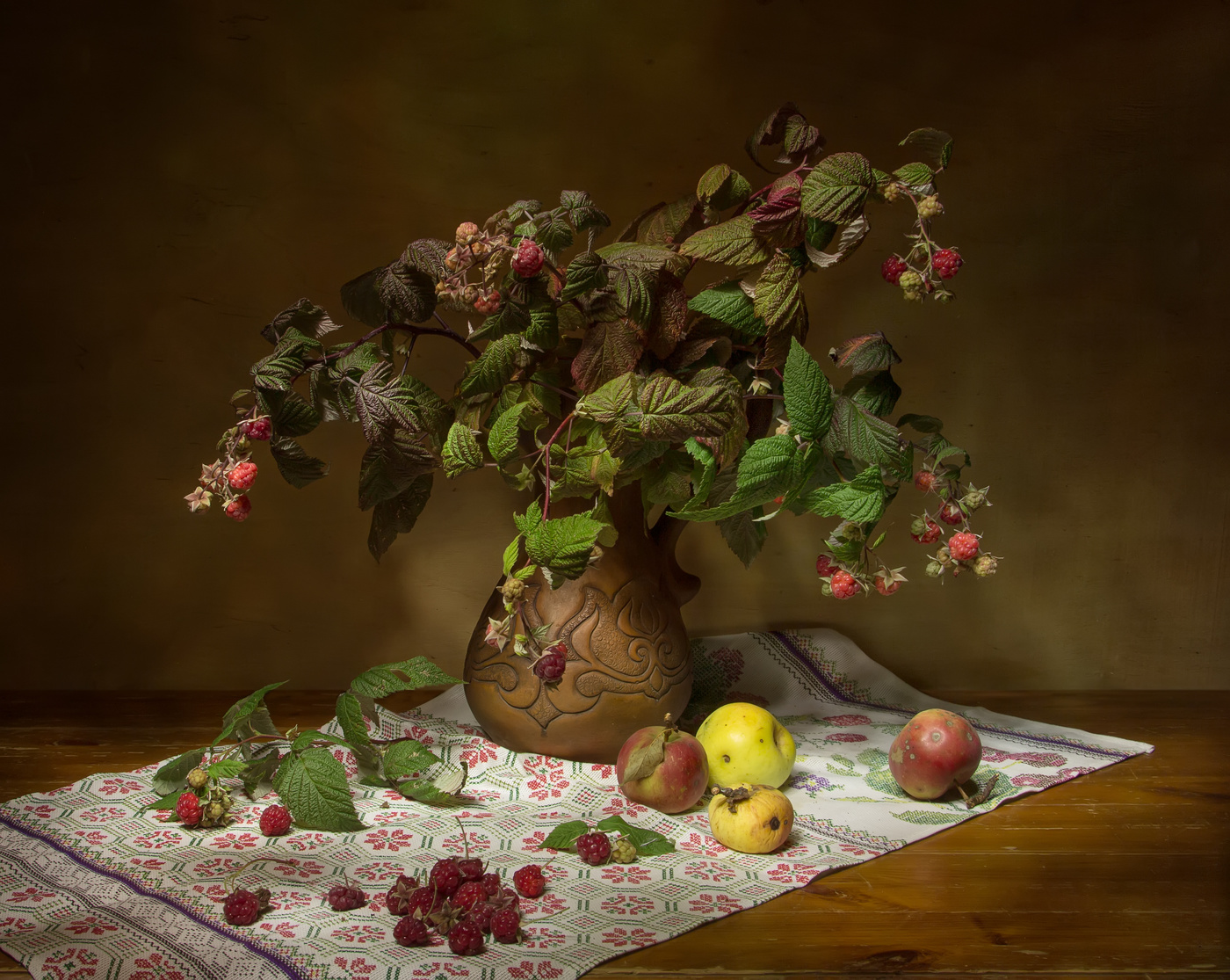 Осенняя малинка...