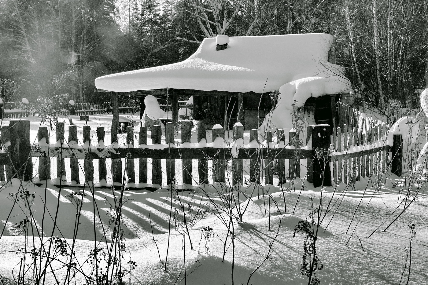 Солнечным днём.