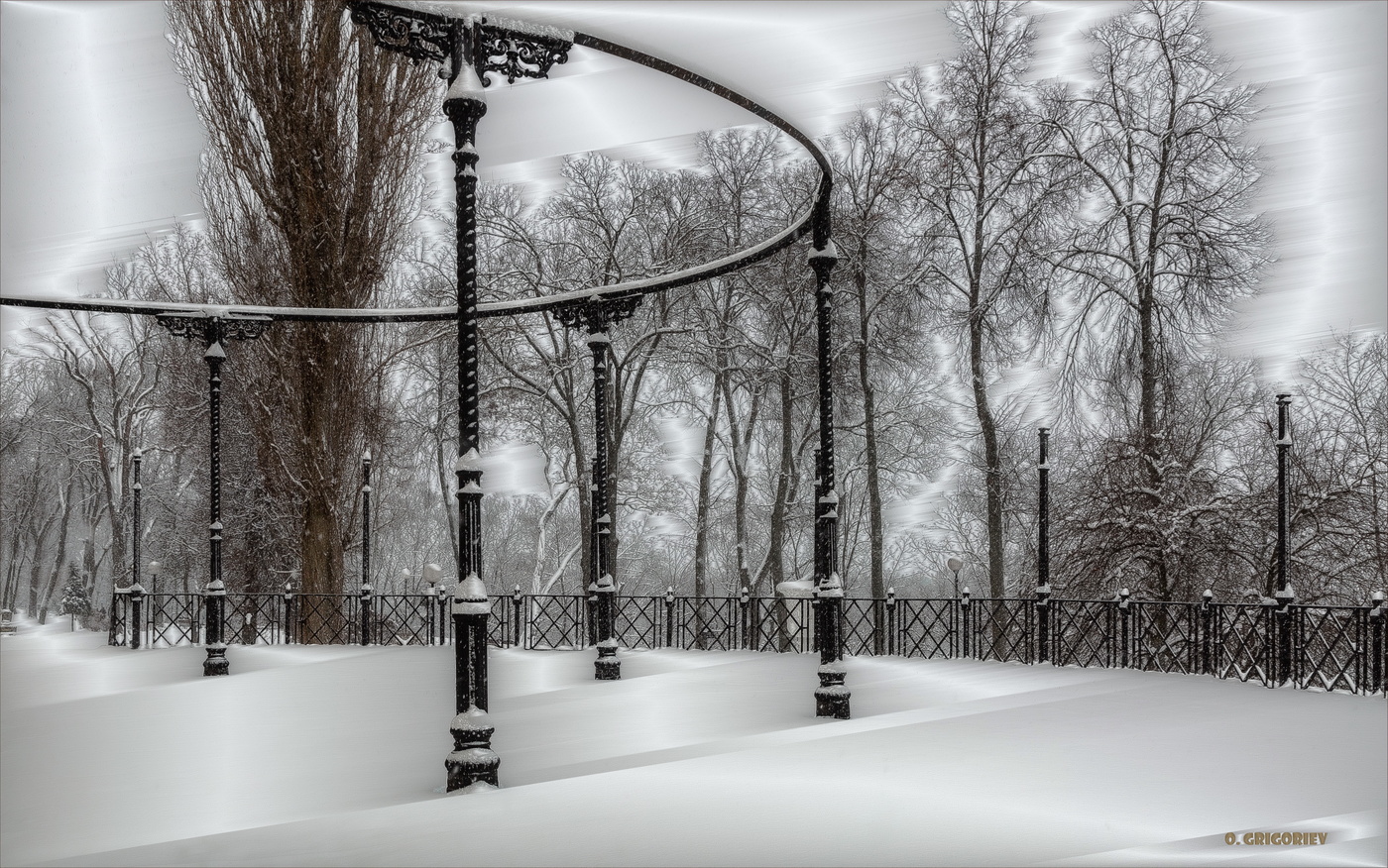 Танец ветра и снега.