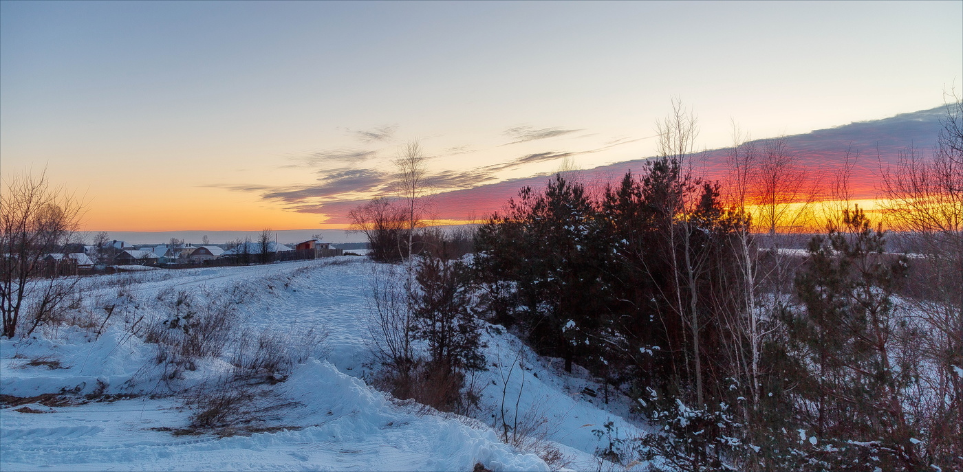 Горел огнем Зимы закат...