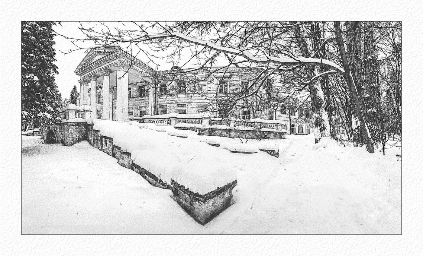 Главное здание усадьбы "Узкое"