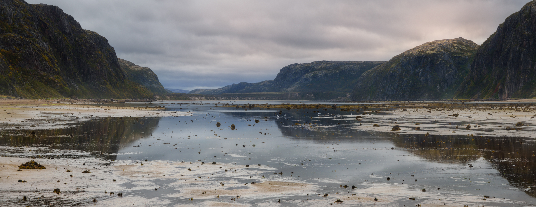 Река Териберка. Отлив