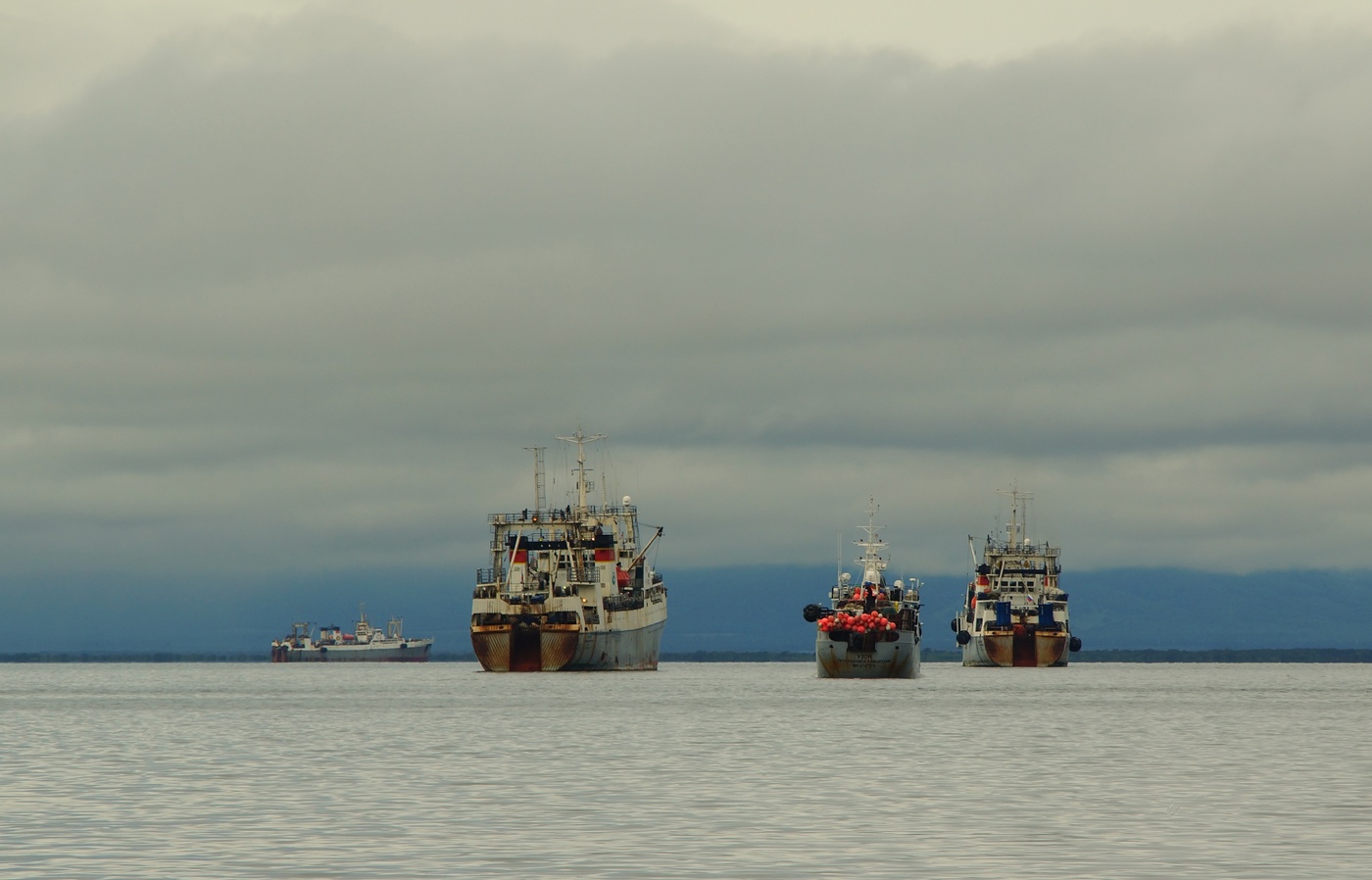 Хмурое утро...