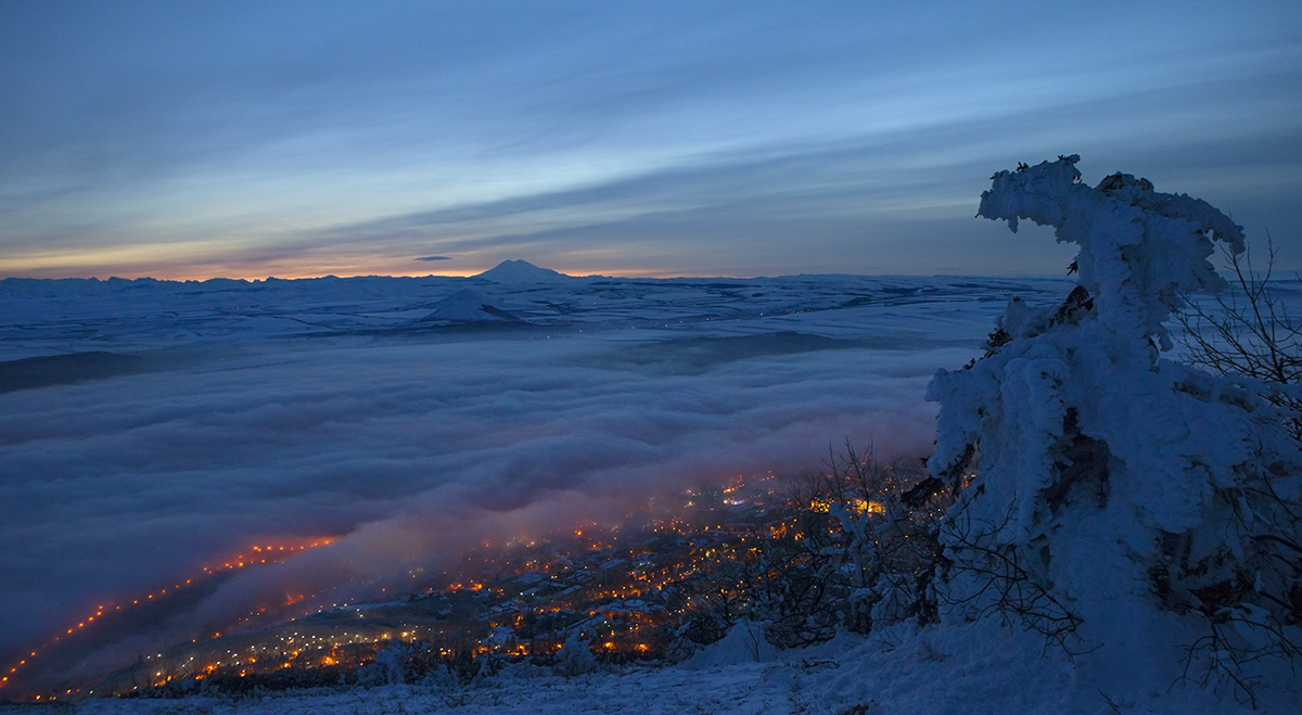 Пятигорск под облаками