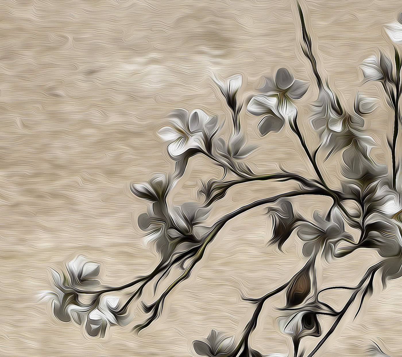 Веточка миндаля