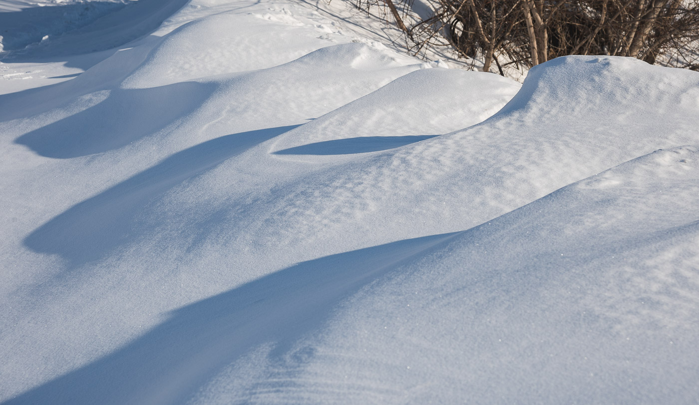Снежные барханы