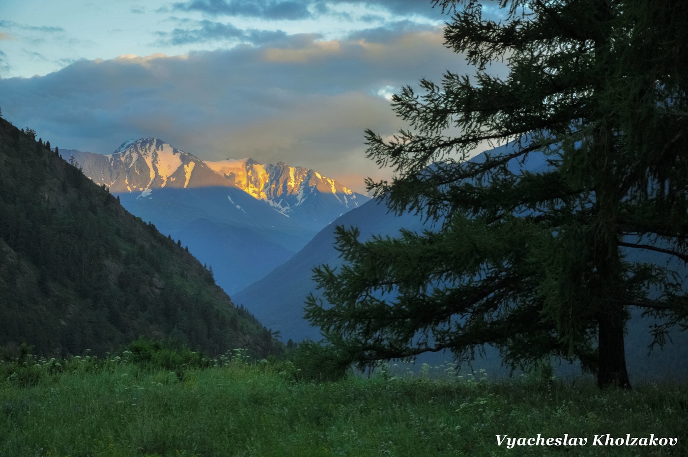 Закат на Алтае