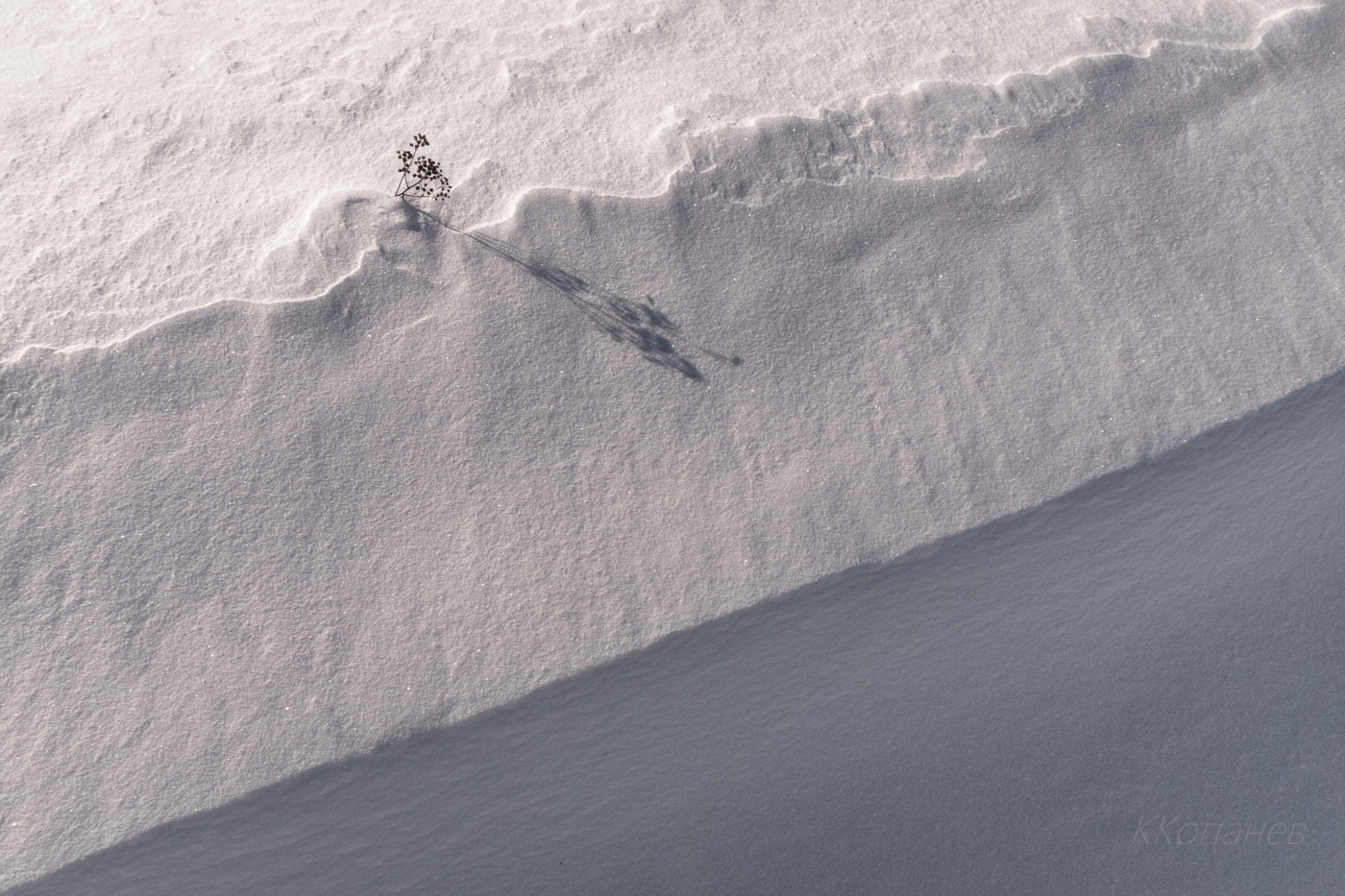 По сугробам