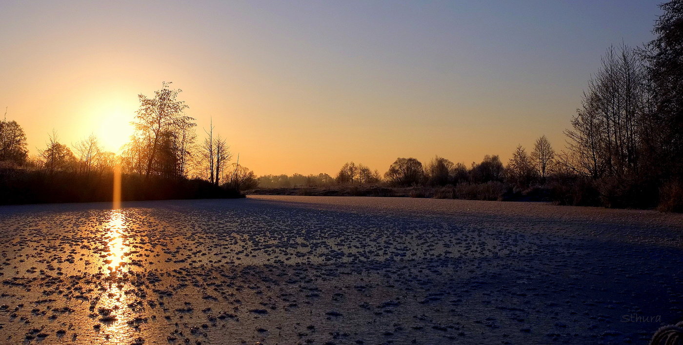 Осенний рассвет.