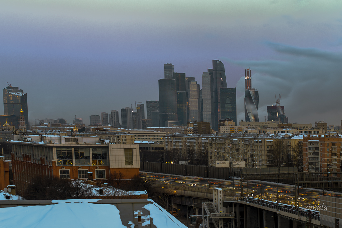 зимний вид Москвы - 2
