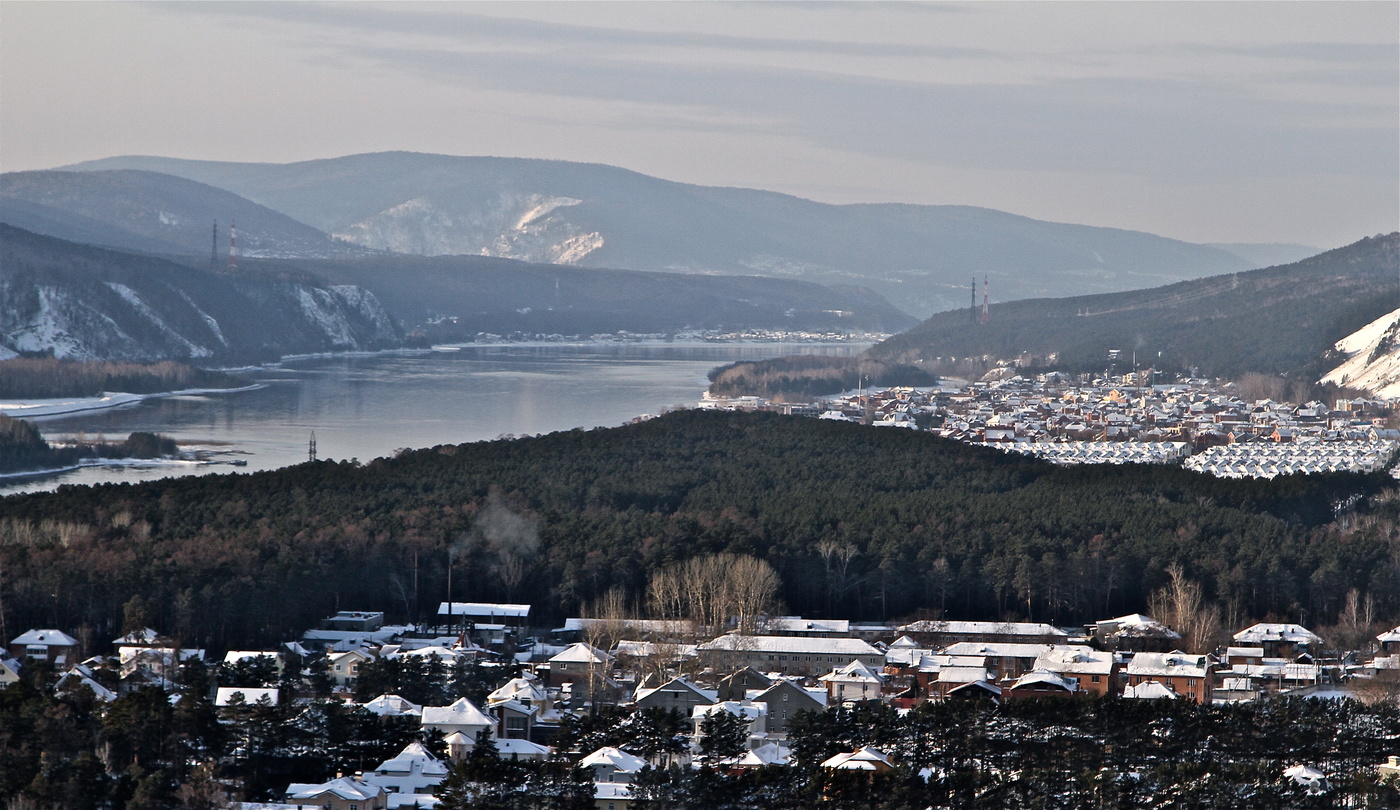 Вид на п.Удачный