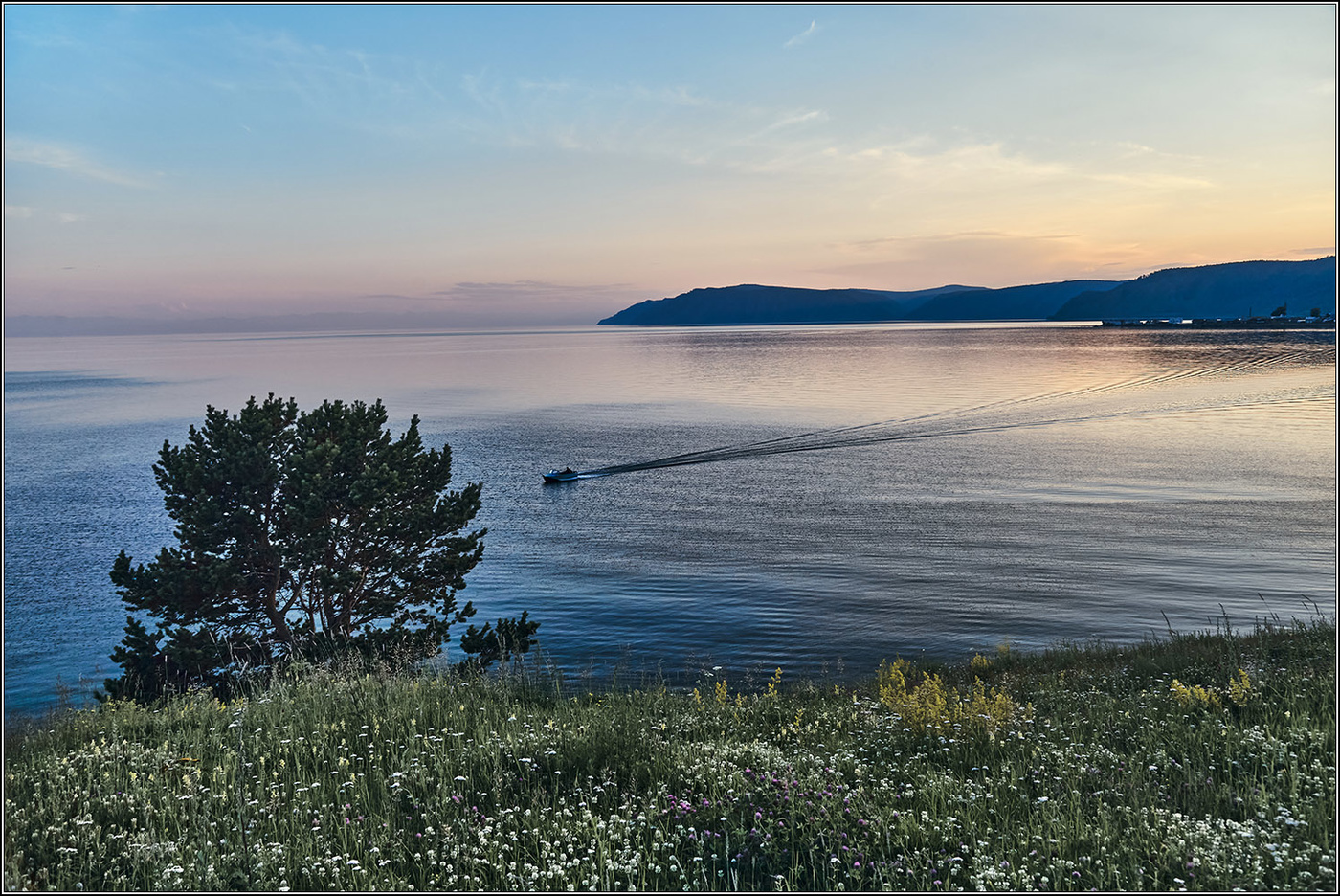 На Байкале.