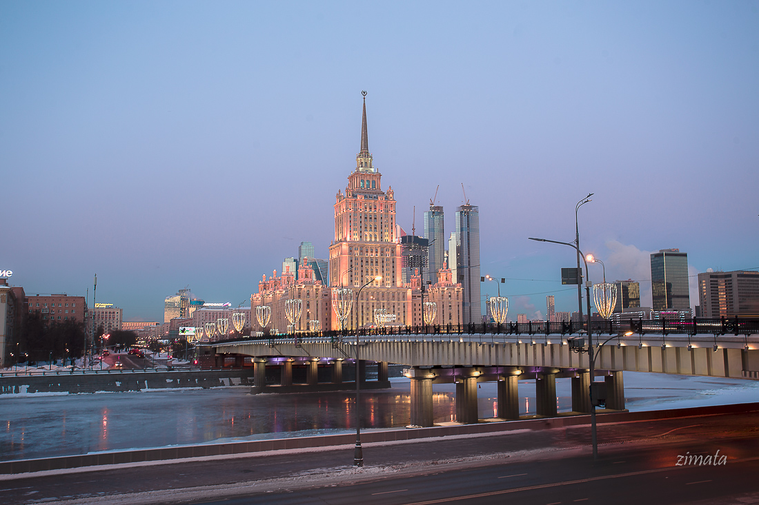 зимний вид Москвы-3