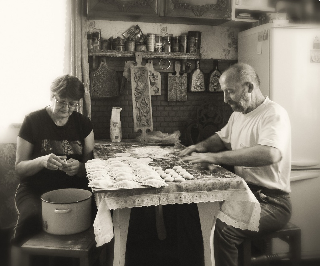 Вареники по-деревенски.