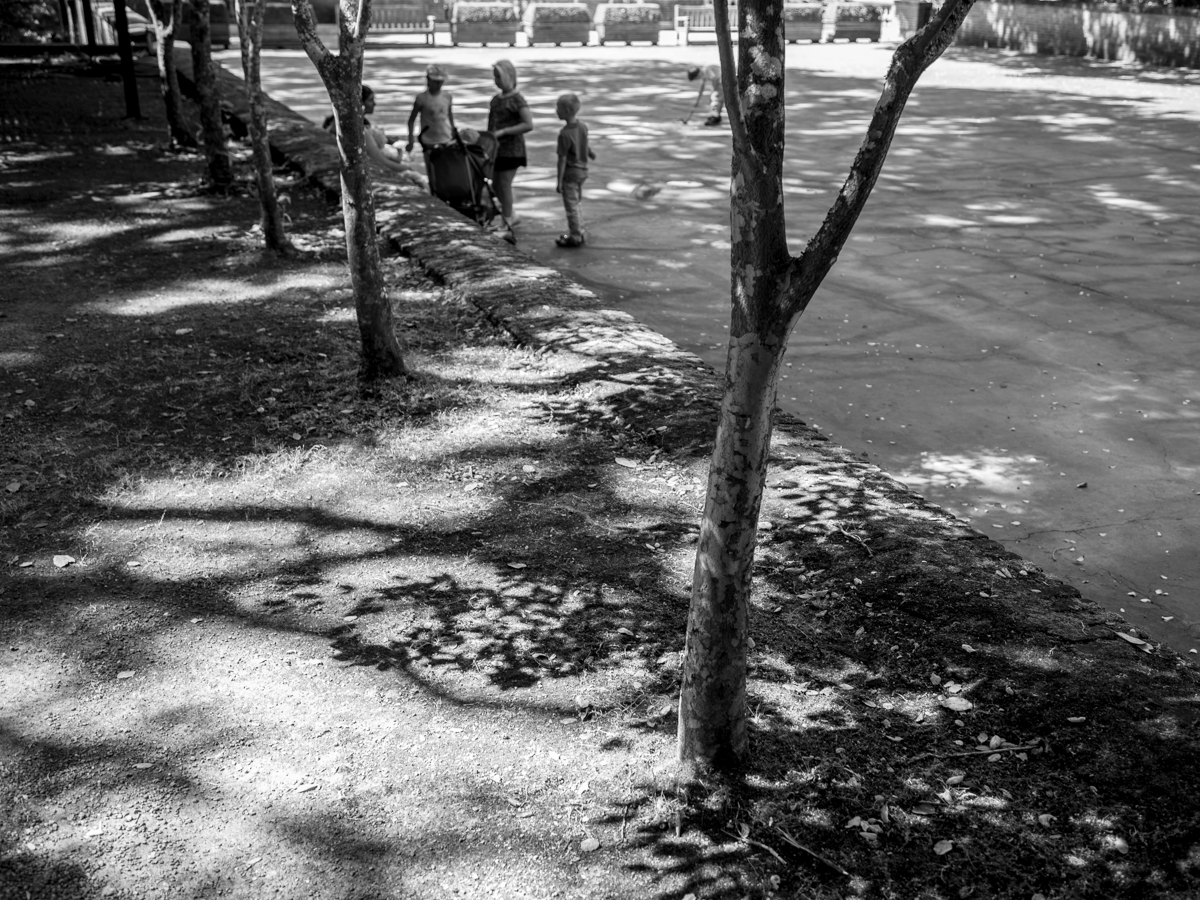 В тенистом парке...