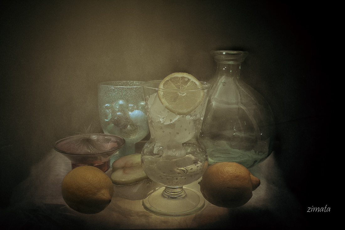 натюрморт с лимонами